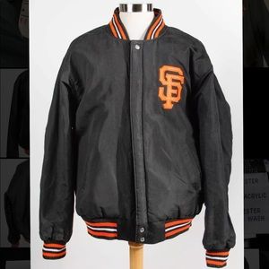 JH Design SF Giants Reversible MLB Bomber Jacket2X